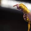 Photo: Carlos Condit wraps his hands during open workouts