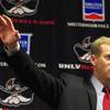 UNLV football coach Bobby Hauck talks to the media during a news conference to announce new football players on signing day Wednesday, Feb. 1, 2012.
