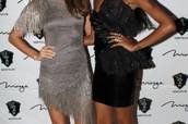 Irina Shayk and Jessica White at 1 OAK