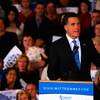 Republican presidential candidate Mitt Romney delivers his victory speech at the Nevada Republican caucus Saturday, Feb. 4, 2012, at the Red Rock Hotel and Casino in Las Vegas.