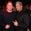 Georges St-Pierre and Bruce Buffer at Tryst in the Wynn on Saturday, Feb. 4, 2012.