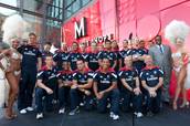 USA Eagles Pep Rally at Planet Hollywood