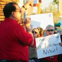 Teachers Rally at Admin Building