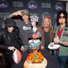 Motley Crue celebrates frontman Vince Neil's 51st birthday at the Joint in the Hard Rock Hotel on Wednesday, Feb. 8, 2012.