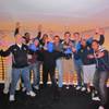 The USA Eagles at Blue Man Group in the Venetian on Tuesday, Feb. 7, 2012.