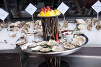 The oysters at the Lakeside at Wynn Las Vegas.