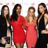 Jessica Gomes, Ariel Meredith, Genevieve Morton and Michelle Vawer arrive at the Sports Illustrated Overtime after-party at the Bank in the Bellagio on Thursday, Feb. 16, 2012. Jessica Gomes, Ariel Meredith, Genevieve Morton and Michelle Vawer arrive at the Sports Illustrated Overtime after-party at the Bank in the Bellagio on Thursday, Feb. 16, 2012.
