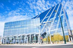 An exterior view of the new Las Vegas City Hall, Monday Feb. 20, 2012.