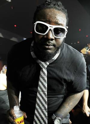 T-Pain at the Light Up Las Vegas benefit for UC San Diego Nevada Cancer Institute at 1 OAK in the Mirage on Sunday, Feb. 19, 2012.

