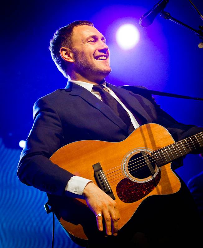 David Gray performs in the Cosmopolitan's Chelsea Ballroom on Friday, Feb. 24, 2012.