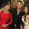 Photo: Kris Jenner, Rob Kardashian and Kim Kardashian cel