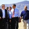 Photo: President Barack Obama walks with Sempra U.S. Gas 