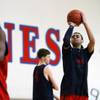 Findlay Prep's Nigel Williams-Goss shoots during practice at the Henderson International School campus Monday, March 26 2012. Findlay Prep's Nigel Williams-Goss shoots during practice at the Henderson International School campus Monday, March 26 2012.