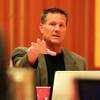 Photo: Faith Lutheran principal Steve Buuck speaks during
