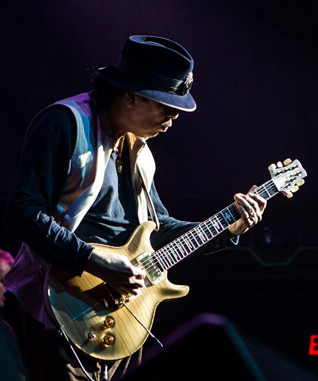 Carlos Santana's mud ceremony with Dan Aykroyd and other VIPs and the band's grand opening night at House of Blues in Mandalay Bay on Friday, May 4, 2012.