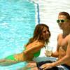 Photo: Maria Menounos, with Derek Hough, celebrates Bud L Photo: Maria Menounos, with Derek Hough, celebrates Bud L