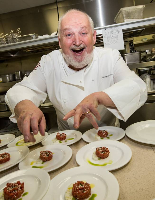 Michel Richard at the 2012 Vegas Uncork'd by Bon Appetit Masters Series Dinners at Caesars Palace on Thursday, May 10, 2012.