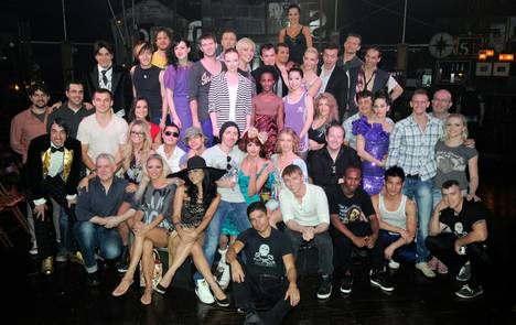 The casts of "Absinthe" and "Empire" at Caesars Palace on Sunday, May 13, 2012. The casts of "Absinthe" and "Empire" at Caesars Palace on Sunday, May 13, 2012.