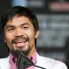 Boxer Manny Pacquiao attends a news conference at MGM Grand on Wednesday, June 6, 2012. Pacquiao will defend his WBO welterweight title against undefeated boxer Timothy Bradley Jr. at MGM Grand Garden Arena on Saturday. Boxer Manny Pacquiao attends a news conference at MGM Grand on Wednesday, June 6, 2012. Pacquiao will defend his WBO welterweight title against undefeated boxer Timothy Bradley Jr. at MGM Grand Garden Arena on Saturday.