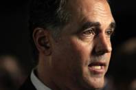 Congressional candidate Danny Tarkanian talks to the media at his primary election night party at Born and Raised tavern, Tuesday, June 12, 2012.