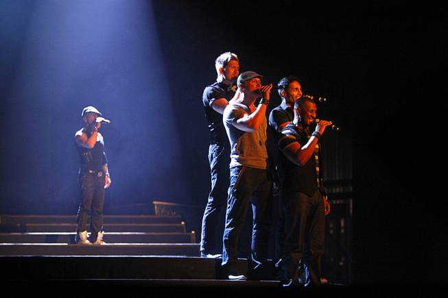 Members of the group Mo5aic perform "Bohemian Rapsody" during the 26th annual Ribbon of Life at the Smith Center for the Performing Arts Sunday, June 24, 2012. Golden Rainbow, an organization dedicated to helping Southern Nevadans affected by HIV and AIDS, presented the annual fundraiser.