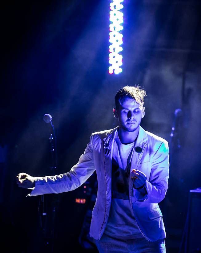 Foster the People performs at Boulevard Pool at The Cosmopolitan of Las Vegas on Saturday, July 7, 2012.