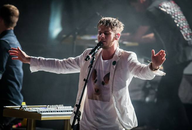 Foster the People performs at Boulevard Pool at The Cosmopolitan of Las Vegas on Saturday, July 7, 2012.