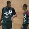 Savon Goodman, left, talks with DaQuan Cook during the Desert Reign summer league Tuesday, July 10, 2012. Savon Goodman, left, talks with DaQuan Cook during the Desert Reign summer league Tuesday, July 10, 2012.