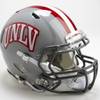 The Rebels have new football helmets for the 2012 season. Changes include a stripe down the middle, a different color scheme on the block "UNLV" lettering and a darker overall color. The Rebels have new football helmets for the 2012 season. Changes include a stripe down the middle, a different color scheme on the block "UNLV" lettering and a darker overall color.