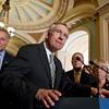 Photo: Senate Majority Leader Harry Reid, D-Nev., center, Photo: Senate Majority Leader Harry Reid, D-Nev., center,