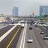 A view of traffic on I-15 looking northbound from the new Warm Springs Road overpass Wednesday, Aug. 15, 2012. Officials celebrated the "grand opening" of the I-15 South Design-Build Project with a ceremony Wednesday. Construction on the $246 million highway improvement project started in Spring 2010.
