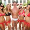 Photo: Olympic gold medalist Ryan Lochte celebrates at Ta Photo: Olympic gold medalist Ryan Lochte celebrates at Ta