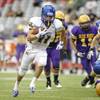 Photo: Moapa Valley running back Conner Mortensen sprints Photo: Moapa Valley running back Conner Mortensen sprints