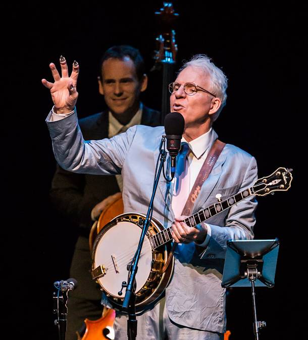 Steve Martin and The Steep Canyon Rangers perform at Reynolds Hall at The Smith Center for the Performing Arts on Wednesday, Aug. 22, 2012.
