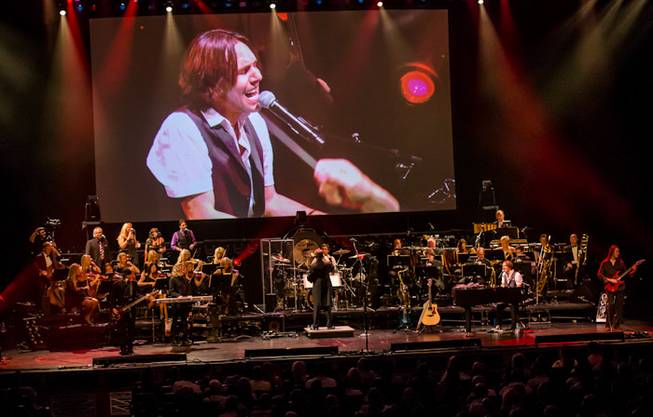 "The Symphonic Rock Show," featuring Brody Dolyniuk, a band and 25 orchestral musicians, at Reynolds Hall in the Smith Center for the Performing Arts on Friday, Aug. 24, 2012.