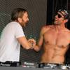 David Guetta and Michael Phelps at Encore Beach Club on Sunday, Sept. 2, 2012. David Guetta and Michael Phelps at Encore Beach Club on Sunday, Sept. 2, 2012.