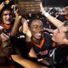 Photo: Chaparral players celebrate defeating Eldorado 52- Photo: Chaparral players celebrate defeating Eldorado 52-
