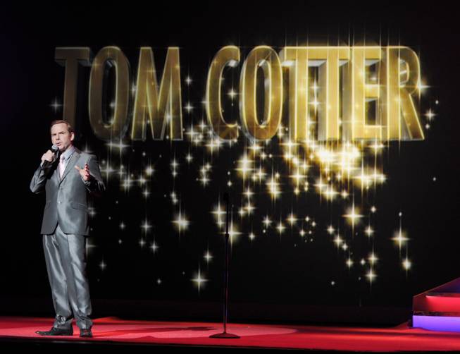 Tom Cotter performs during "America's Got Talent Live" at the Palazzo on Thursday, Sept. 27, 2012.