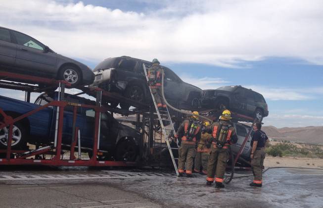 Cars on fire Cars on fire