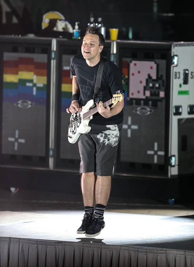 Blink-182 at the Cosmopolitan of Las Vegas' Boulevard Pool on Friday, Sept. 28, 2012.