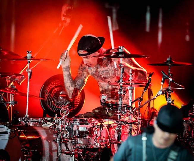 Blink-182 at the Cosmopolitan of Las Vegas' Boulevard Pool on Friday, Sept. 28, 2012.
