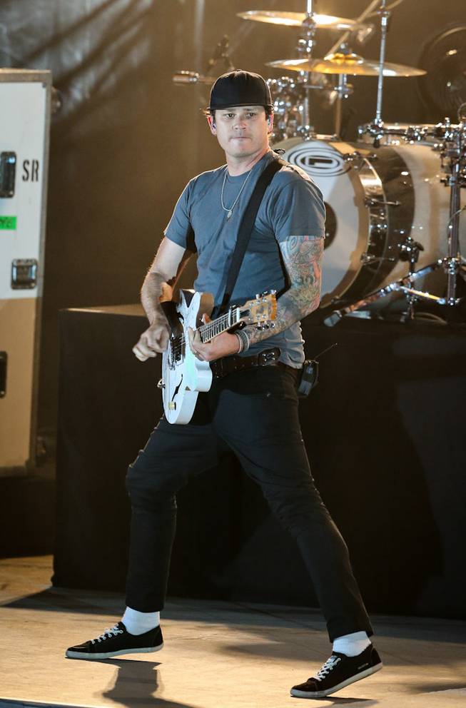 Blink-182 at the Cosmopolitan of Las Vegas' Boulevard Pool on Friday, Sept. 28, 2012.