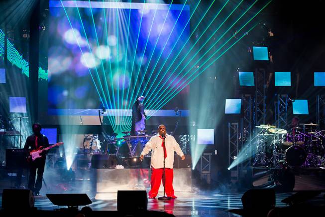 The "CeeLo and Friends" Christmas show and Keep Memory Alive fundraiser featuring CeeLo Green, Rod Stewart, the Muppets and "The Voice" contestants at Peepshow Theater in Planet Hollywood on Wednesday, Oct. 10, 2012.