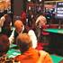 The "Ultimate Texas Hold ‘Em" poker tables at the Cosmopolitan.