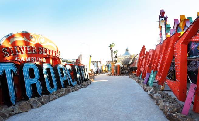 The Neon Boneyard at the Neon Museum in Las Vegas on Thursday, Oct. 18, 2012.