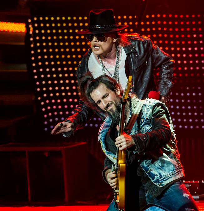 Guns N' Roses' "Appetite for Democracy" at the Joint in the Hard Rock Hotel on Friday, Nov. 2, 2012.
