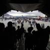 Photo: Attendees walk out of the belly of a C5A Galaxy du Photo: Attendees walk out of the belly of a C5A Galaxy du