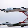 Photo: Two Thunderbirds make a Photo: Two Thunderbirds make a