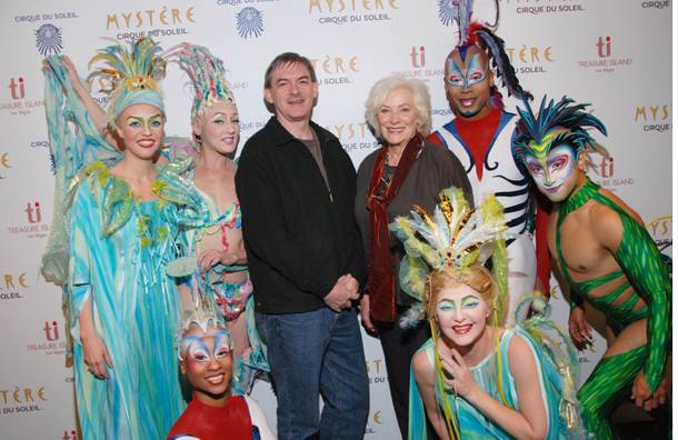 Betty Buckley with cast members of