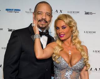 Ice-T and Coco host the New Year's Eve celebration at LAX in the Luxor on Monday, Dec. 31, 2012.